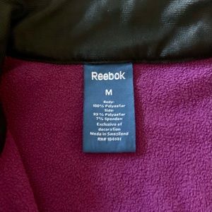 Reebok Women’s Size M Zip Up Fleece Jacket EUC